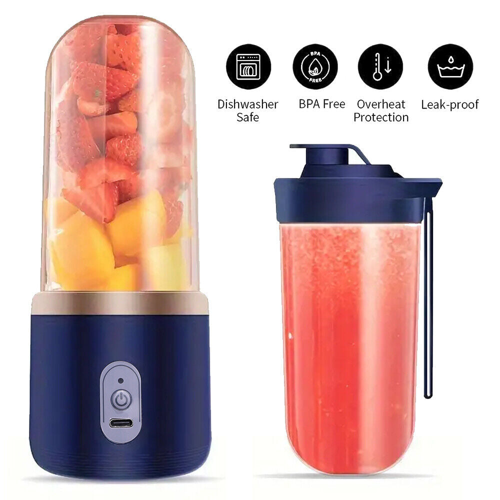 400+400Ml Standmixer Smoothie Maker Zerkleinerer Multifunktion Mixer Milchshaker